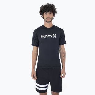 Hurley men's O&O Quickdry Rashguard t-shirt black