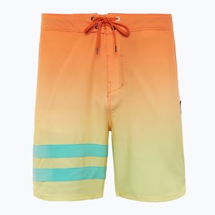 Men's Hurley Phantom Block Party 18" orangutan swim shorts