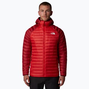 Men's down jacket The North Face Bettaforca Lt Down Hoodie high risk red/garnet red