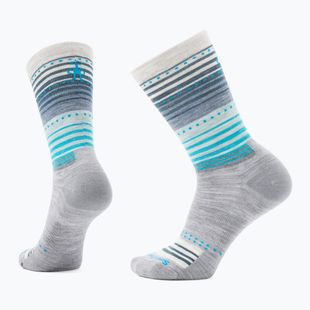 Smartwool Everyday Stitch Stripe Crew trekking socks light grey