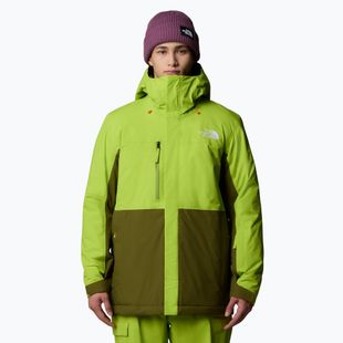 Men's ski jacket The North Face Freedom Insulated meadow brass/forest olive