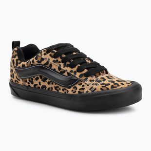 Vans Knu Skool leopard black shoes