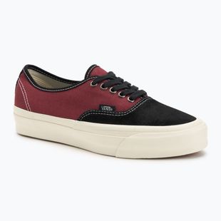 Vans LX Authentic Reissue 44 black toe/madder brown shoes