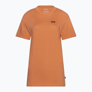 Women's Vans Left Chest Logo t-shirt carnelian