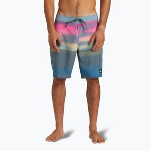 Quiksilver men's Highline Straight Leg 19" Prism Pink swim shorts