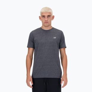 Men's New Balance Sport Essentials Heathertech black heather t-shirt