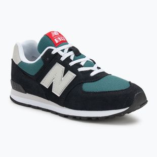Shoes New Balance Classic 574's V1 brighton black/green/white