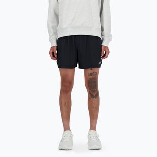 Men's New Balance RC Seamless 5 Inch black running shorts