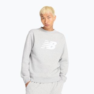 Men's sweatshirt New Balance Sport Core Brushed Crew reflection/white/light arctic grey