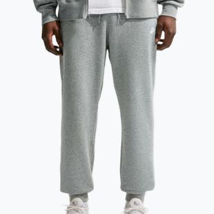 Men's trousers Nike Club French Terry Joggers dark grey heather/light smoke grey/white