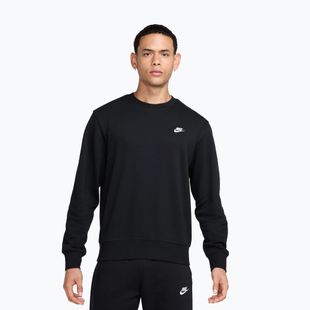 Men's sweatshirt Nike Club French Terry Crew black/white