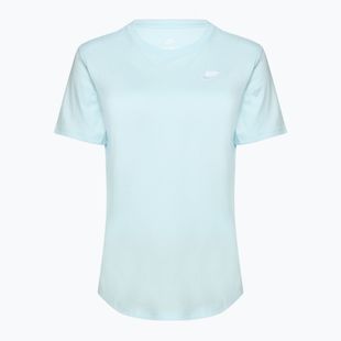 Nike Sportswear Club Essentials women's t-shirt glacier blue/white