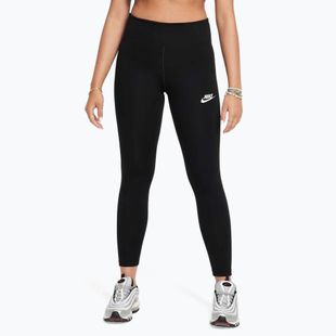 Children's leggings Nike Sportswear Classic High-Waisted black/white