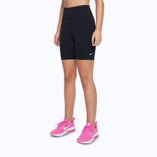 Nike One Dri-Fit children's shorts black/white
