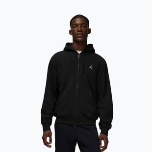 Men's sweatshirt Jordan Brooklyn Fleece Full Zip black/white