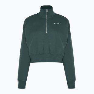 Women's Nike Sportswear Phoenix Fleece 1/2 Zip Cropped vintage green/ sail sweatshirt