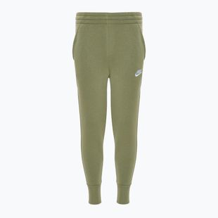 Nike Sportswear Club Fleece children's trousers oil green/oil green/white