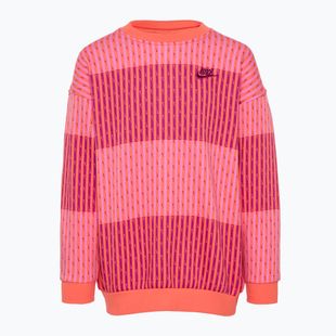 Children's Nike Sportswear Club Fleece light wild mango/light wild mango/hot fuchsia sweatshirt