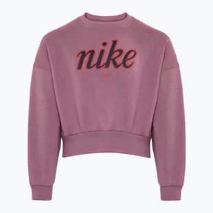 Children's Nike Sportswear Club Fleece plum dust/light wild mango sweatshirt