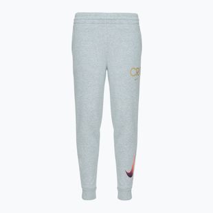 Nike CR7 Club Fleece children's trousers light smoke grey / heather / metallic gold