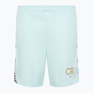 Nike CR7 Academy Dri-FIT children's football shorts barely green/ blue void/ metallic gold