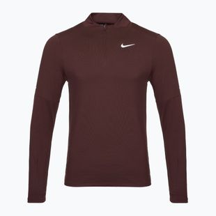 Men's Nike Dri-FIT Element 1/2-Zip running longsleeve burgundy crush