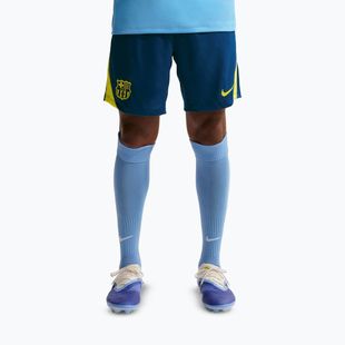 Men's football shorts Nike FC Barcelona Strike SE gym blue/opti yellow/opti yellow