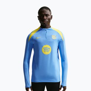Men's football longsleeve Nike FC Barcelona Strike Fourth Knit Drill Top university blue/opti yellow