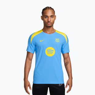 Men's football longsleeve Nike FC Barcelona Strike Elite SE Drill Top university blue/opti yellow/opti yellow