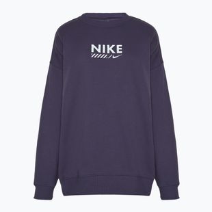Women's sweatshirt Nike Sportswear Oversized Crew-Neck dark raisin