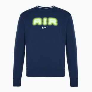Men's sweatshirt Nike Sportstwear Air Crew-Neck black / gold