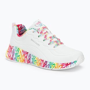 SKECHERS women's shoes Uno Lite Exuberant Hearts white/multi