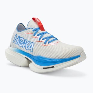 HOKA Cielo X1 white/virtual blue running shoes
