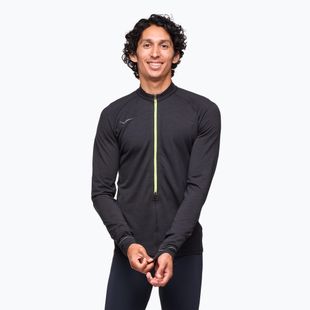 Men's running longsleeve HOKA BaseZip LS black