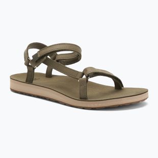 Women's Teva Original Universal Slim Lea burnt olive sandals