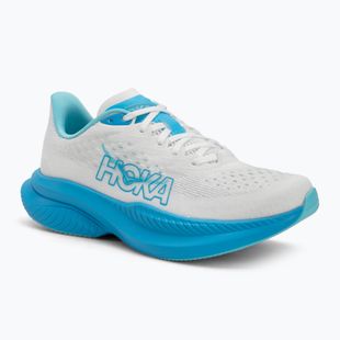 Men's running shoes HOKA Mach 6 white/skyward blue