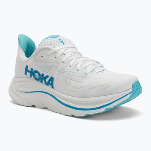 Men's running shoes HOKA Clifton 10 white/skyward blue