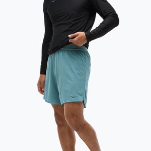 Men's running shorts HOKA Glide 7'' 2in1 nountain fog