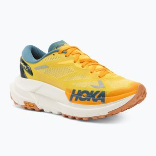 Men's running shoes Hoka Mafate X zest/mountain fog