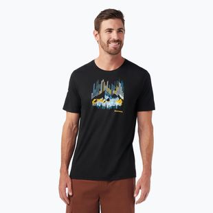 Trekking T-shirt Smartwool Vital Peaks Active Graphic Tee black