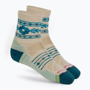 Women's socks Smartwool Hike Light Cushion Retro Floral Mid Crew moonbeam