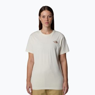 Women's T-shirt The North Face Box Nse Relaxed Tee white dune/latt