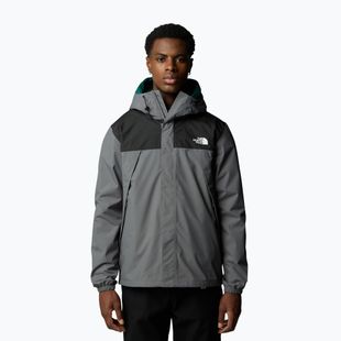 Men's rain jacket The North Face Antora smoked pearl/tnf black/npf