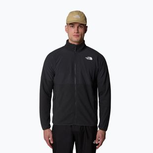 Men's sweatshirt The North Face Glacier Heavyweight Full Zip asphalt grey/tnf black