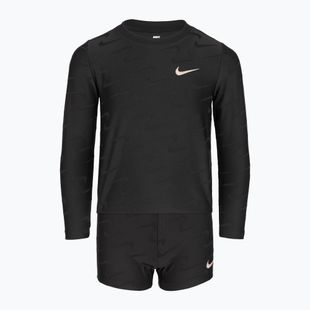 Children's tracksuit Nike Swoosh Motion Club Ls Dk Smoke Grey