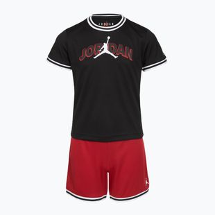 Children's set Nike Jordan Matching Taping Mesh gym red
