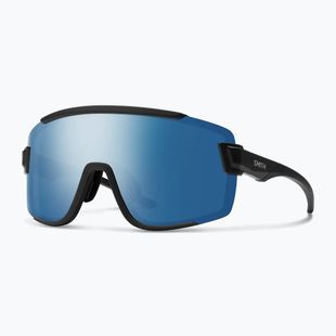 Sunglasses Smith Wildcat matte black/chrp polarized blue mirror/clear