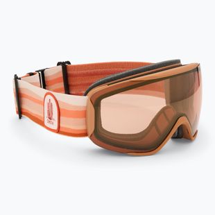 Smith Moment mirage/chromapop pro photochromic gold mirror ski goggles