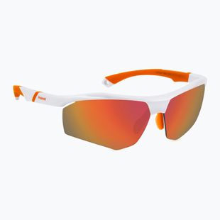 Men's Polaroid PLD 7055/S white/red multilayer polarized high contrast sunglasses