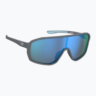 Under Armour Gameday Jr S3 metalized grey/blue multilayer children's sunglasses